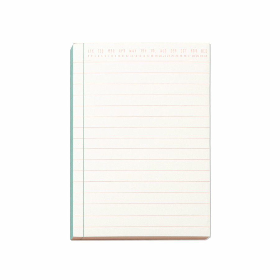 Stationery DesignWorks Ink | Colorblock Notepad - Green & Peach