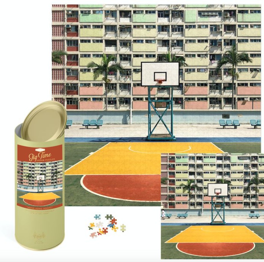 For the Home DesignWorks Ink | Puzzle - Hong Kong Hoops