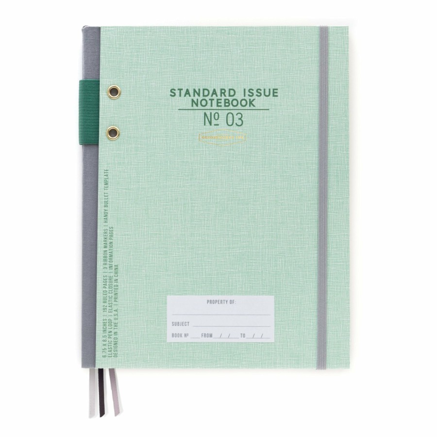 Stationery DesignWorks Ink | Standard Issue Notebook No.3 - Green