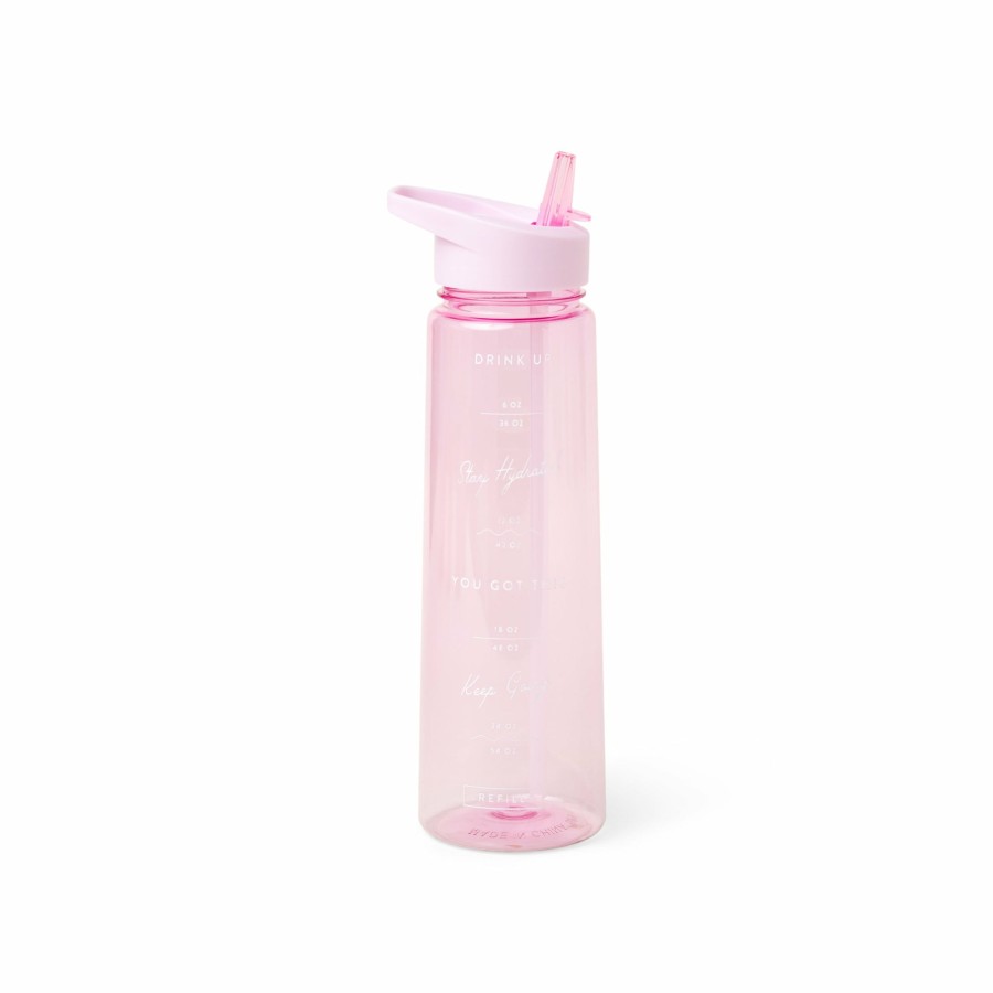 Reusable DesignWorks Ink | Wellness Waterbottle With Tracker 30 Fl Oz. - Lilac