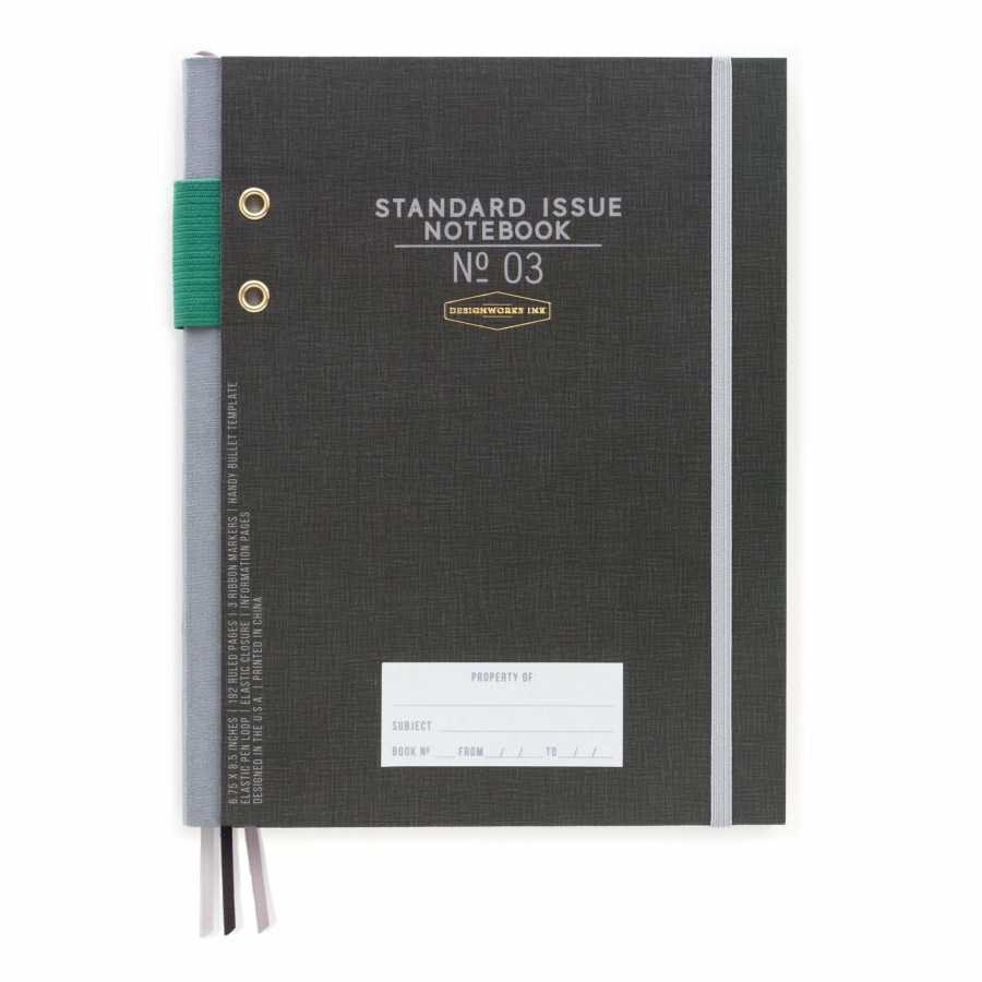 Stationery DesignWorks Ink | Standard Issue Notebook No.3 - Black