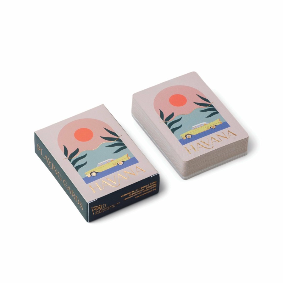 For the Home DesignWorks Ink | Playing Cards - Havana