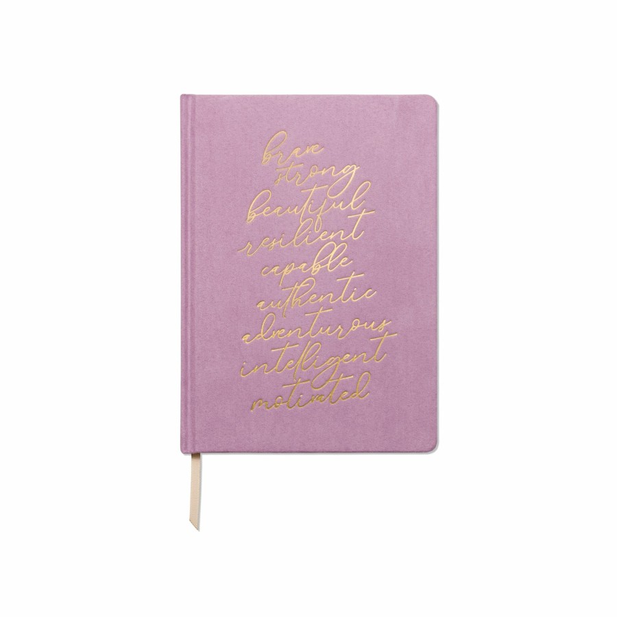 Stationery DesignWorks Ink | Jumbo Bookcloth Journal - Affirmations