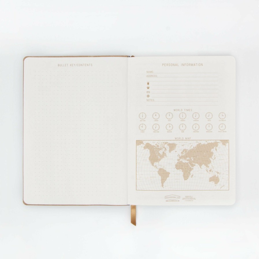 Stationery DesignWorks Ink | Vegan Suede Journal - Dusty Blush