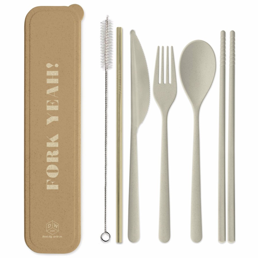 Reusable DesignWorks Ink | Portable Flatware Set - "Fork Yeah"