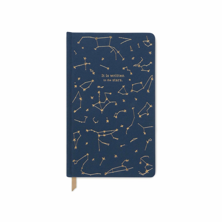 Stationery DesignWorks Ink | Cloth Journal - Navy Constellations "It Is Written In The Stars"