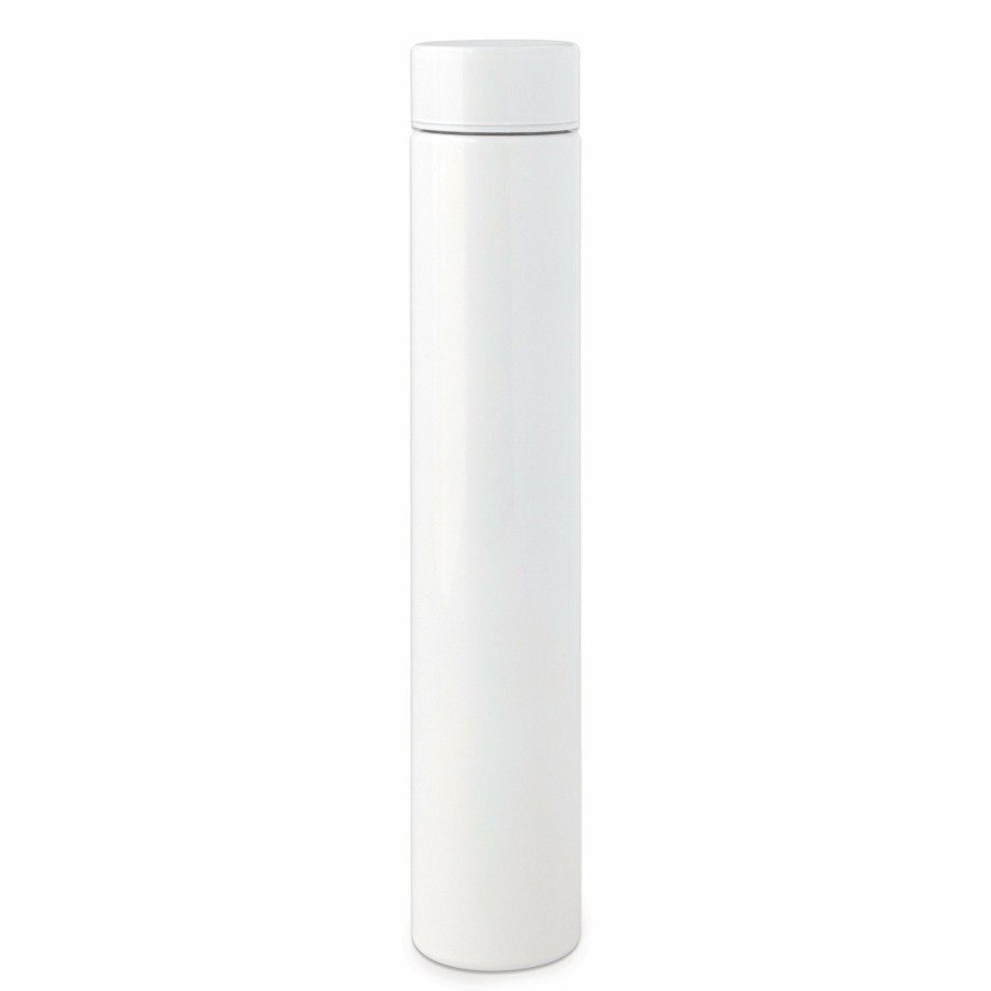 For the Home DesignWorks Ink | Slim Flask Bottle - Ice White