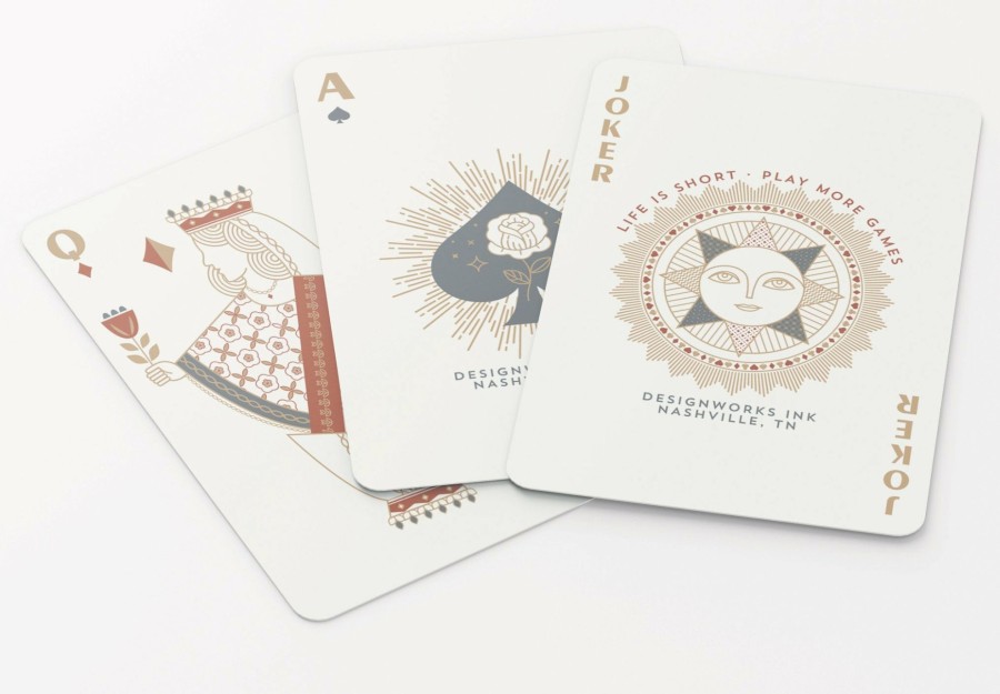 For the Home DesignWorks Ink | Playing Cards - Shapes