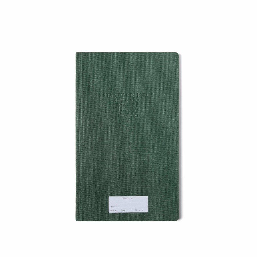 Stationery DesignWorks Ink | Standard Issue Tall Notebook No.17 - Green