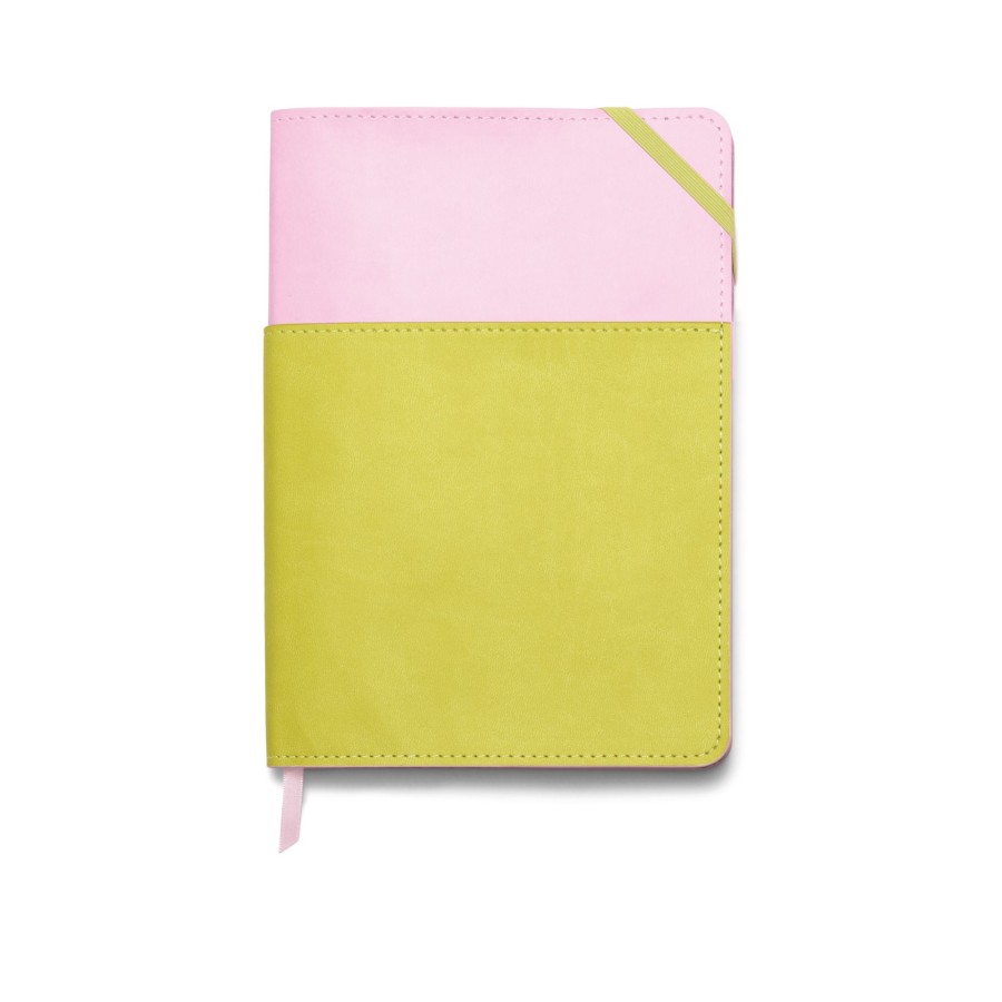 Stationery DesignWorks Ink | Vegan Leather Pocket Journal - Lilac + Matcha