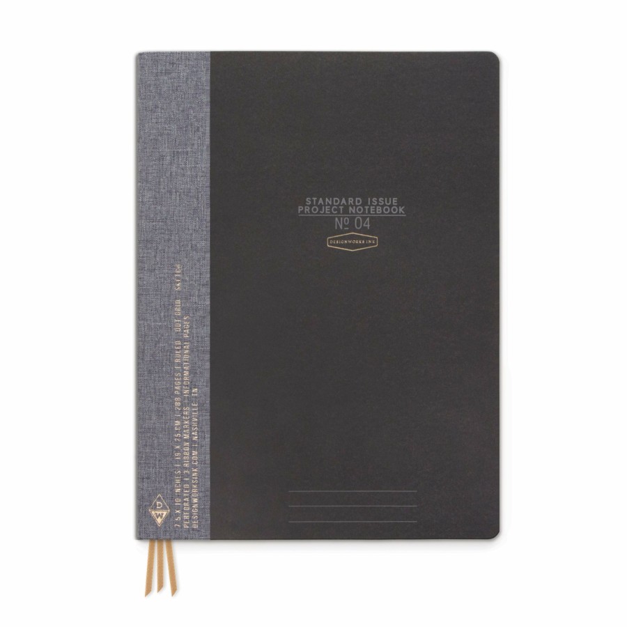 Stationery DesignWorks Ink | Standard Issue Project Notebook No.4 - Black