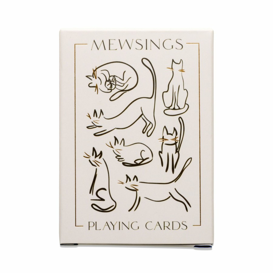 For the Home DesignWorks Ink | Playing Cards - Cats