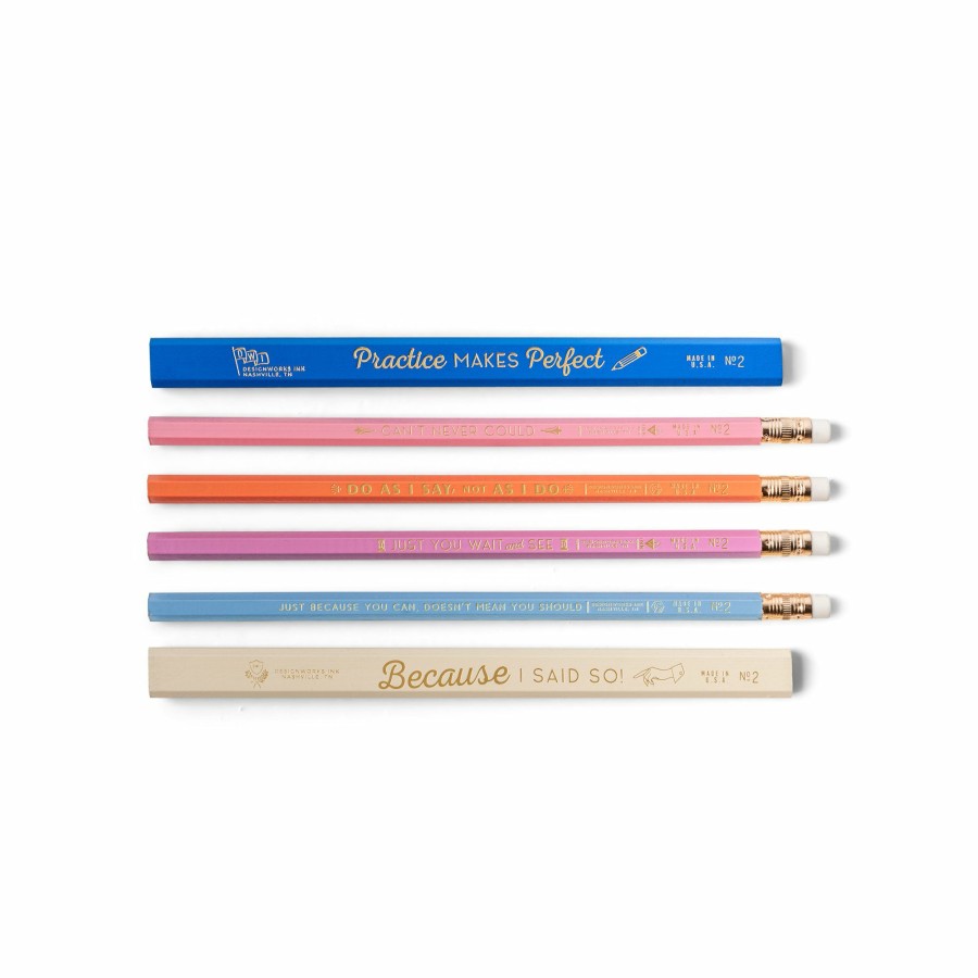 DESK DesignWorks Ink | Mother Knows Best - Pencil Set Of 6