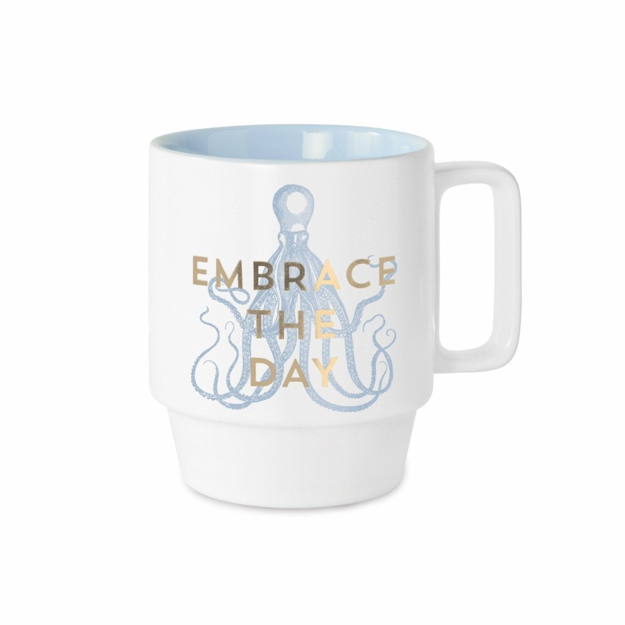 For the Home DesignWorks Ink | Vintage Sass 12 Oz. Mug - Embrace The Day