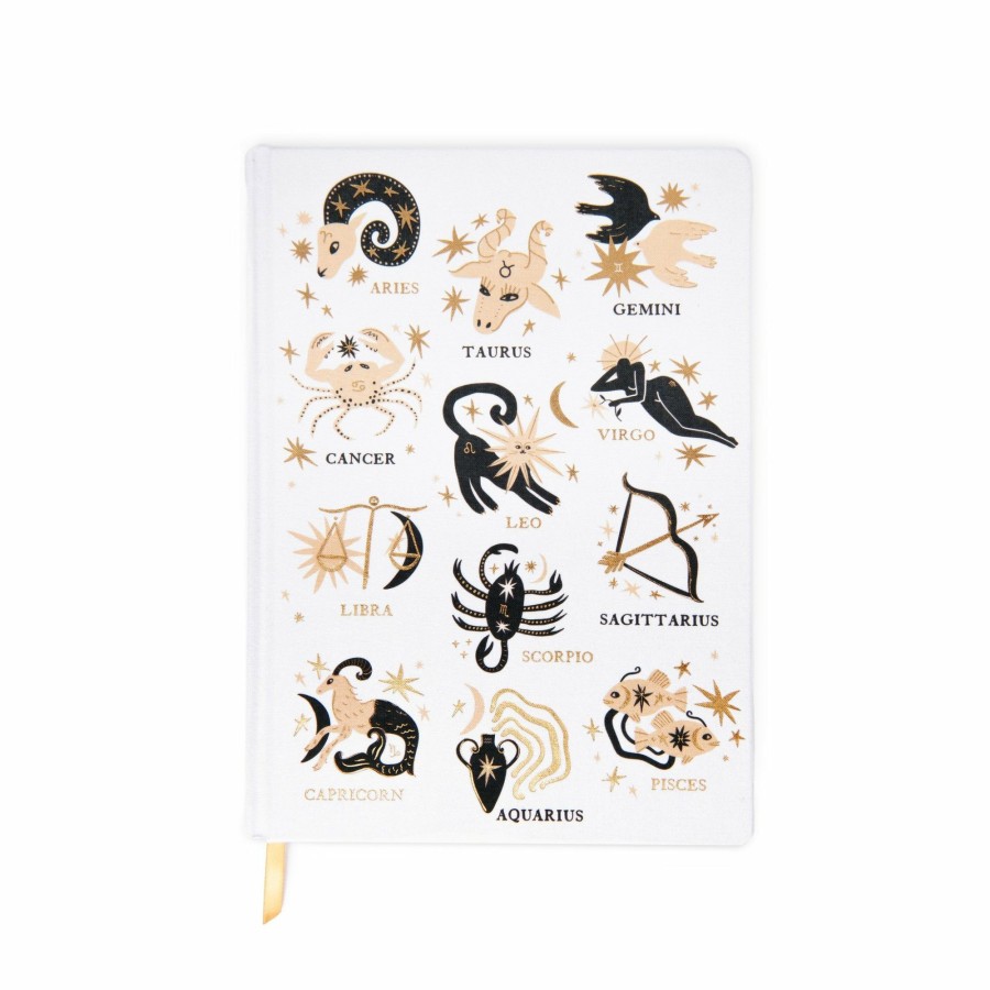 Stationery DesignWorks Ink | Bookcloth Jumbo Journal - Zodiac