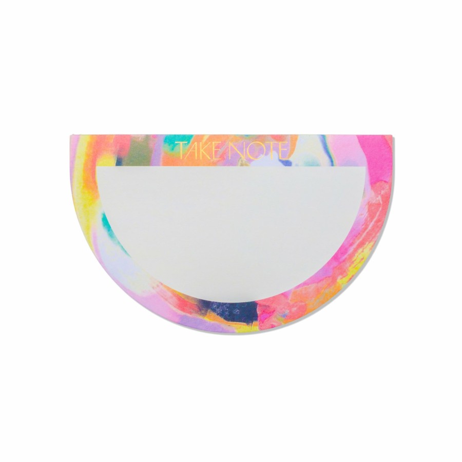 Stationery DesignWorks Ink | Rainbow Half Moon Notepad - "Take Note"