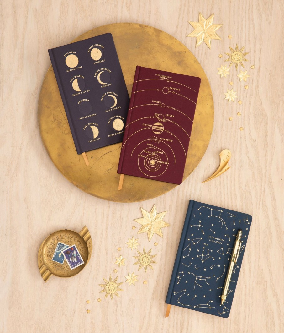 Stationery DesignWorks Ink | Cloth Journal - Moon Phases