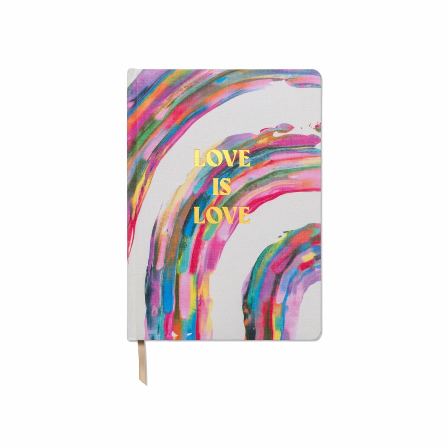 Stationery DesignWorks Ink | Jumbo Cloth Covered Journal - Love Is Love