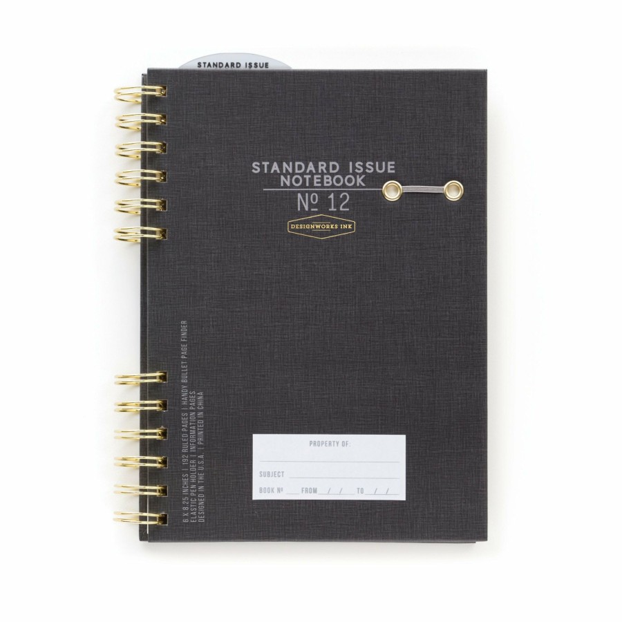 Stationery DesignWorks Ink | Standard Issue Notebook No.12 - Black