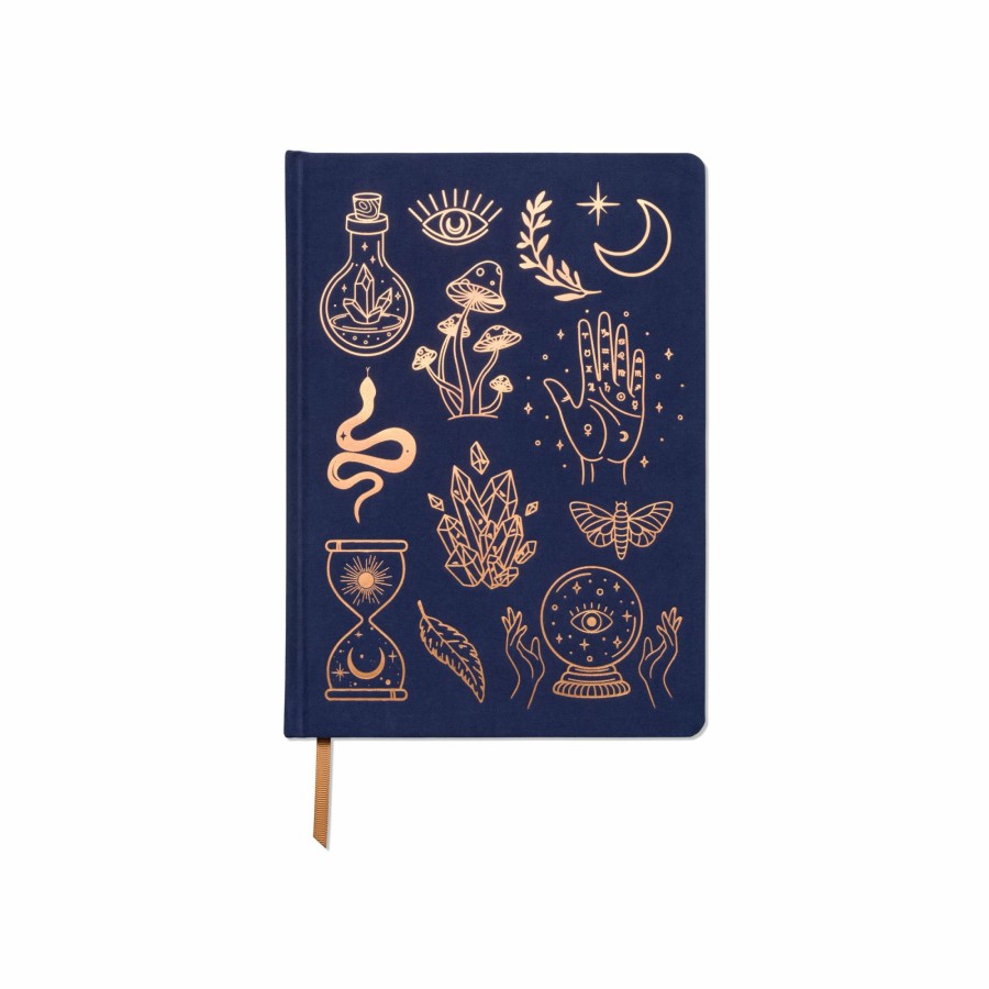 Stationery DesignWorks Ink | Jumbo Bookcloth Journal - Mystic Icons