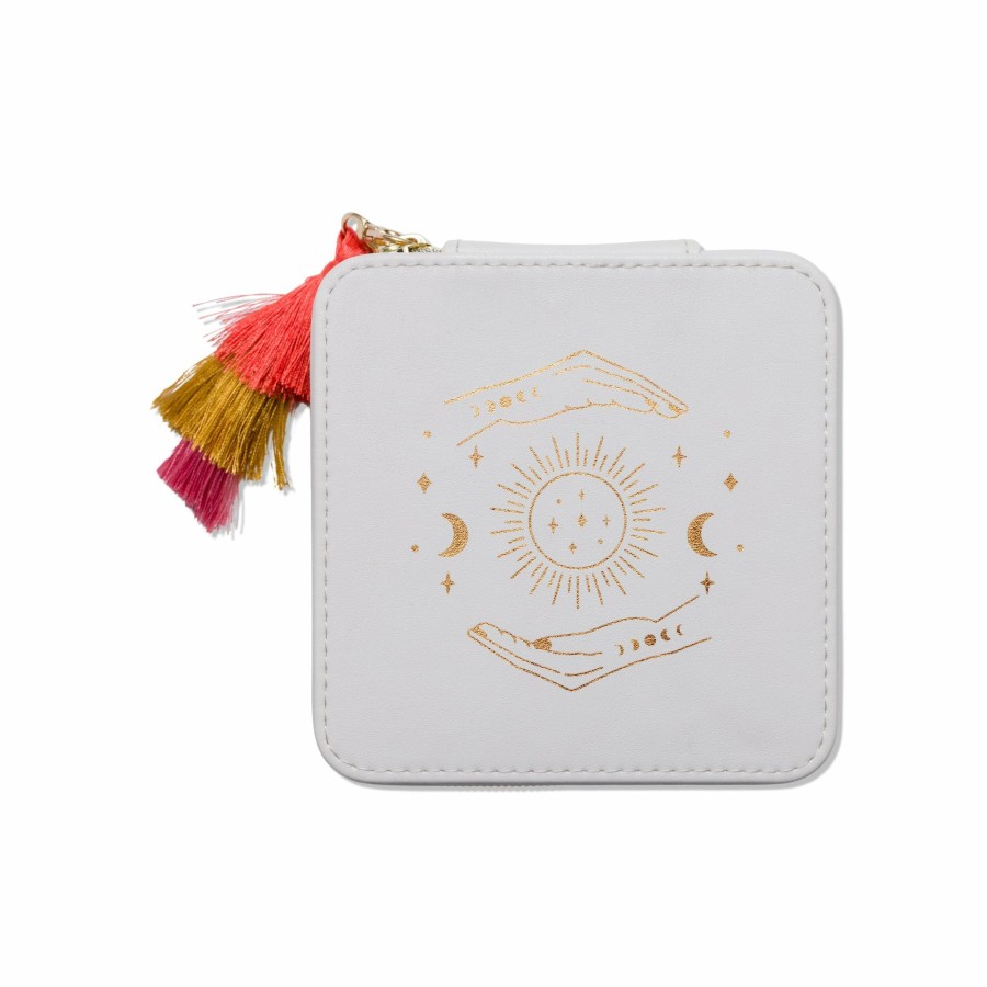 For the Home DesignWorks Ink | White Jewelry Case - Celestial